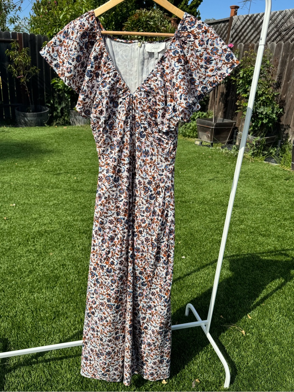 NWT Cleobella Briar Ankle Dress In Bellucci Print size Small - Picture 7 of 9